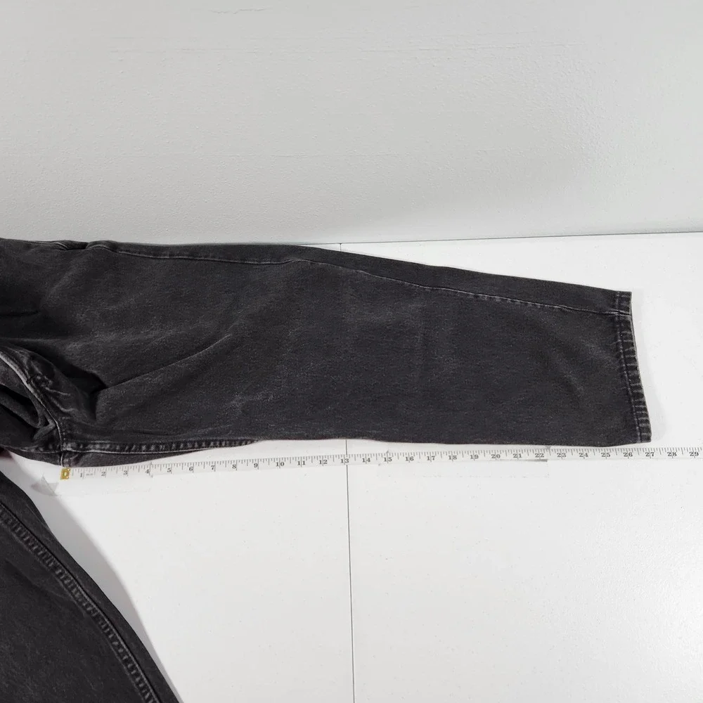 Levis 550 Relaxed Fit Jeans Mens 38x30 Faded Black Denim Tapered Leg 100% Cotton